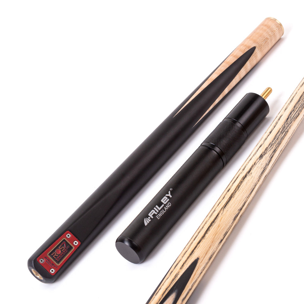 Riley Ronnie O’Sullivan 7 Series World Championship Limited Edition ¾ Joint Snooker and Pool Cue 9.5mm Tip – Includes Telescopic Extension (ROS 7-8)