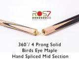 Riley Ronnie O’Sullivan 7 Series World Championship Limited Edition ¾ Joint Snooker and Pool Cue 9.5mm Tip – Includes Telescopic Extension (ROS 7-8)
