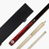 Baize Master 57 Inch CONQUEST 2 Piece Snooker Pool Cue and Hard Case Set 9.5mm Tip