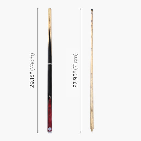 Baize Master VICTORY 57 Inch 2 Piece Ash Snooker Pool Cue with 9.5mm Layered Tip