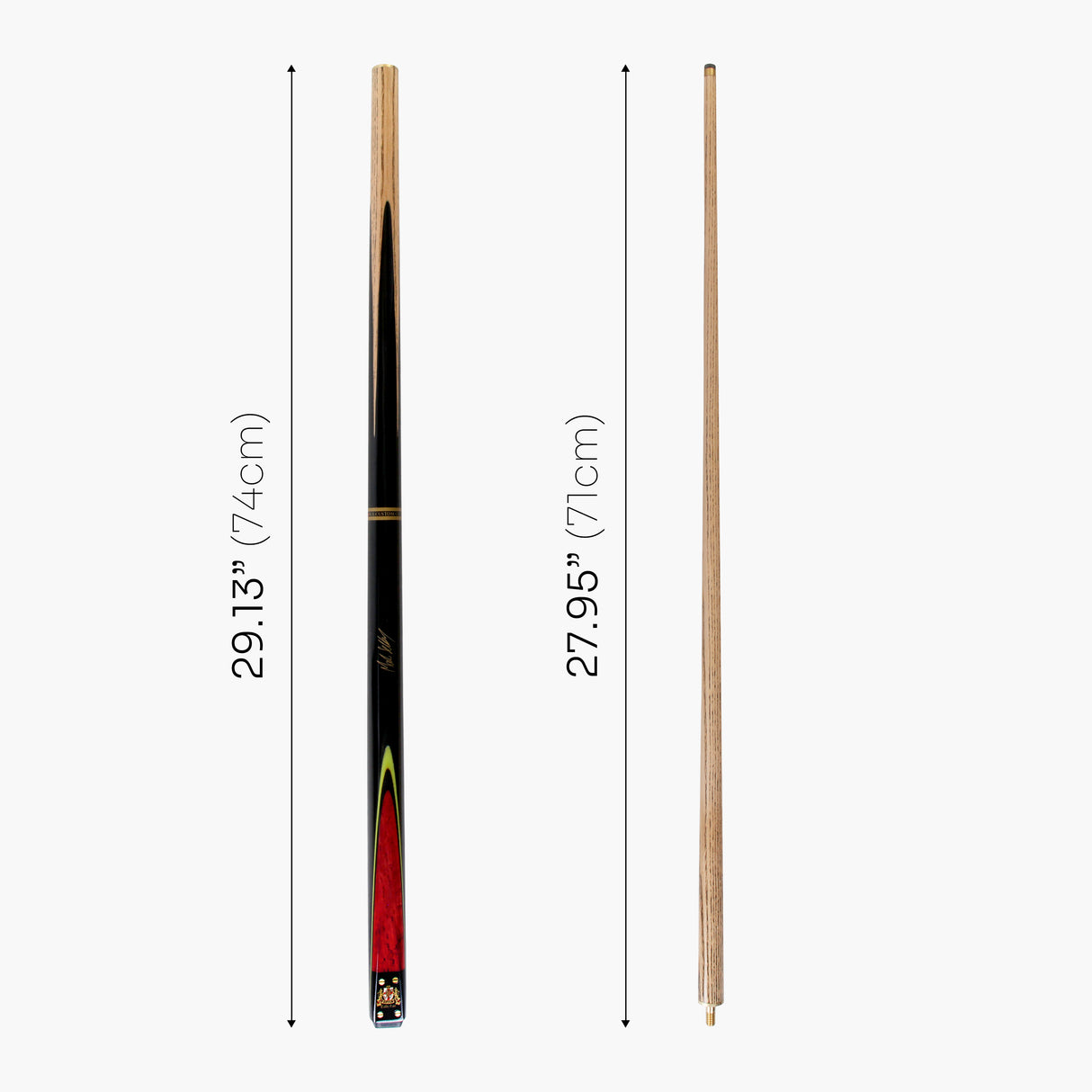 BCE MARK SELBY Signature Heritage 57 Inch 2 Piece Snooker Pool Cue 9.5mm Tip