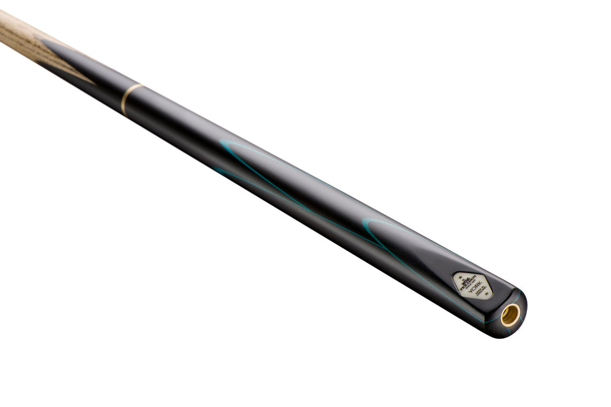 Peradon YORK 3/4 Jointed Hand Made Real Ebony Snooker Cue 58 Inch – Made In UK