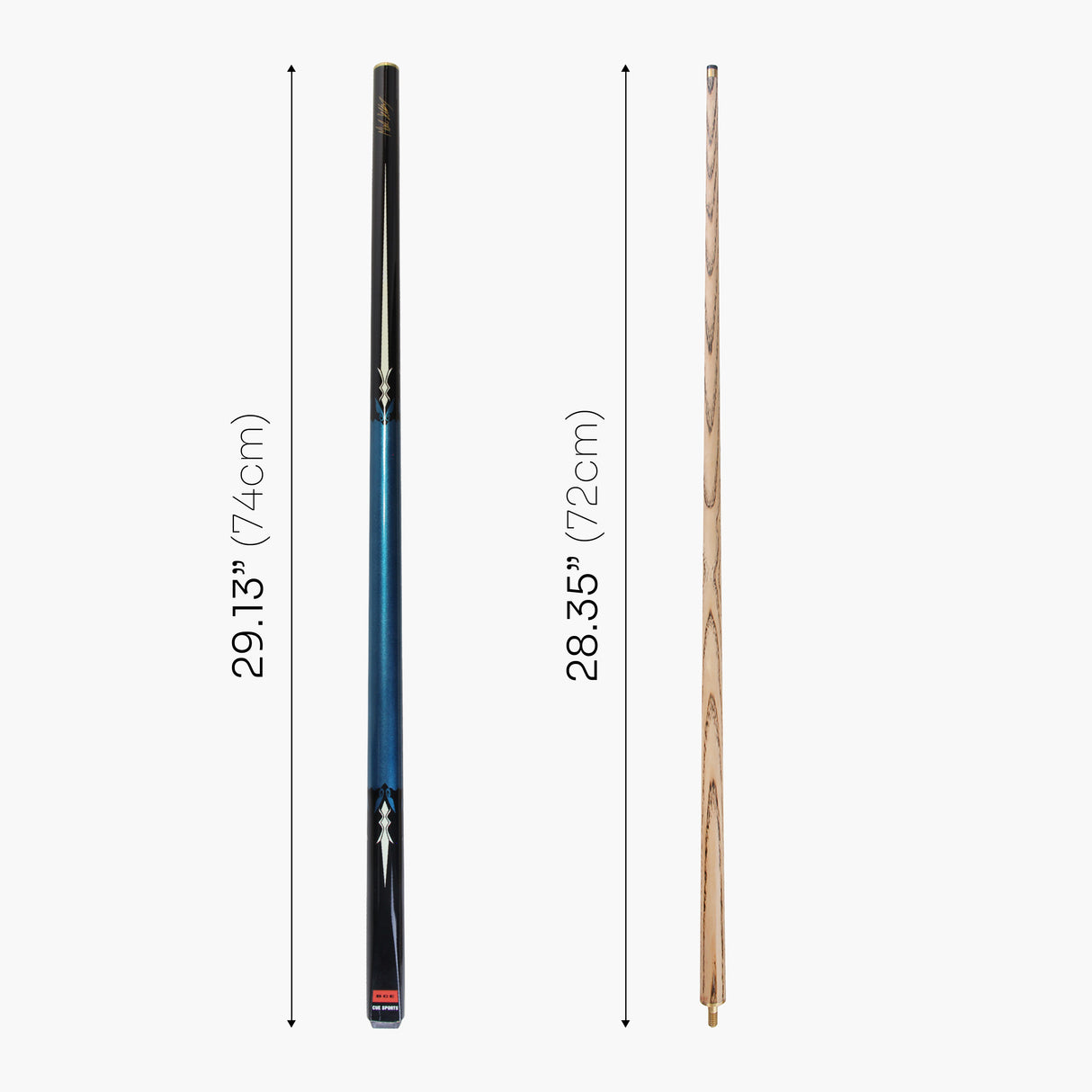 BCE Mark Selby SAPPHIRE 2 Piece Ash Pool Snooker Cue - JW3000