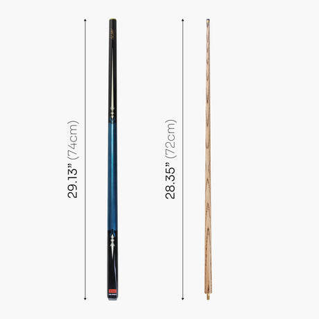 BCE Mark Selby SAPPHIRE 2 Piece Ash Pool Snooker Cue - JW3000