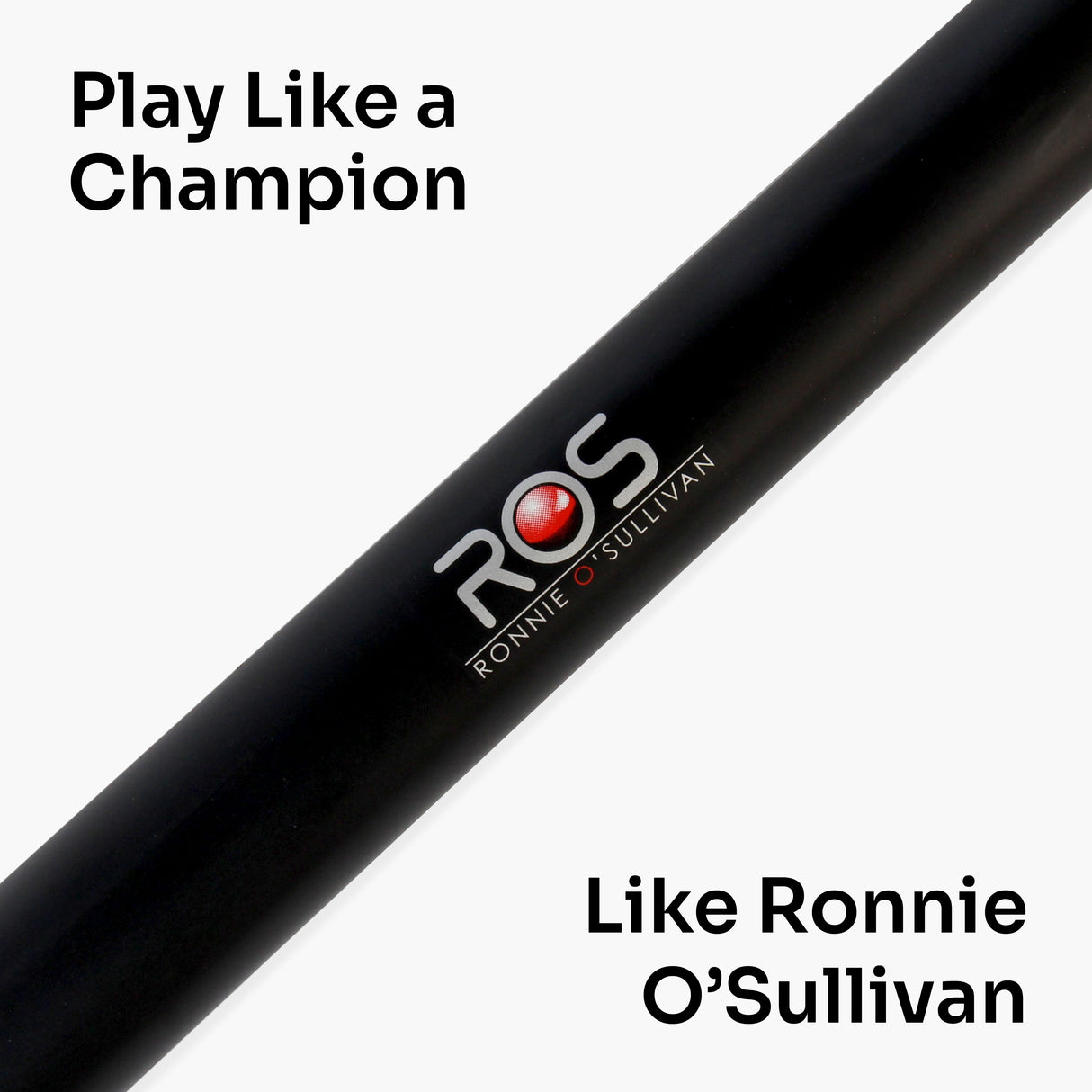 Riley Ronnie O'Sullivan Strike 57 Inch 2 Piece Cue and Case Set 9.5mm Tip with Hard Black Case