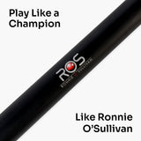 Riley Ronnie O'Sullivan Strike 57 Inch 2 Piece Cue and Case Set 9.5mm Tip with Hard Black Case