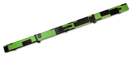 Baize Master 1 Piece PATCH Luxury Round Corner Snooker Pool Cue Case - Holds 2 Cues
