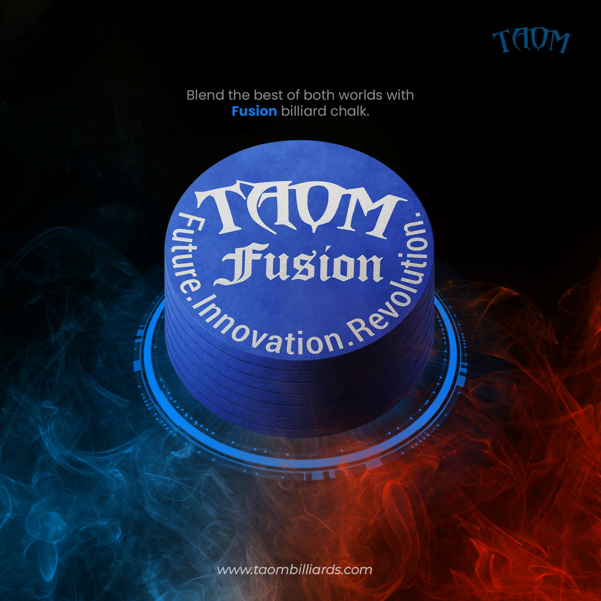 Taom Fusion Hybrid Snooker and Pool Cue Tip - 10mm