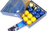 EXCLUSIVE! Super Aramith BLUE and YELLOW PRO CUP 2Inch Pool Balls