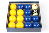 EXCLUSIVE! Super Aramith BLUE and YELLOW PRO CUP 2Inch Pool Balls