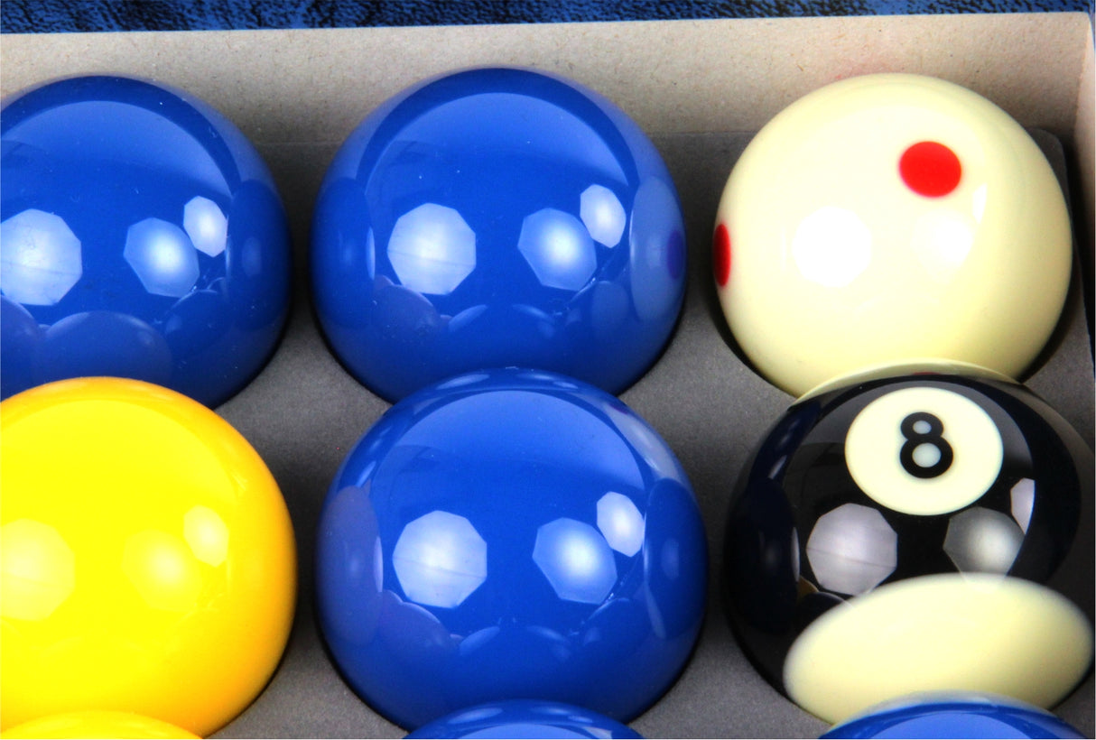 EXCLUSIVE! Super Aramith BLUE and YELLOW PRO CUP 2Inch Pool Balls