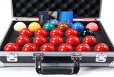 Aramith TOURNAMENT CHAMPION Snooker Ball Set & ALUMINIUM CARRY CASE