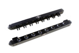 Jonny 8 Ball 2pc BLACK Colour 8 Way Plastic Clip Wall Mounted Snooker and Pool Cue Rack - holds 8 Cues