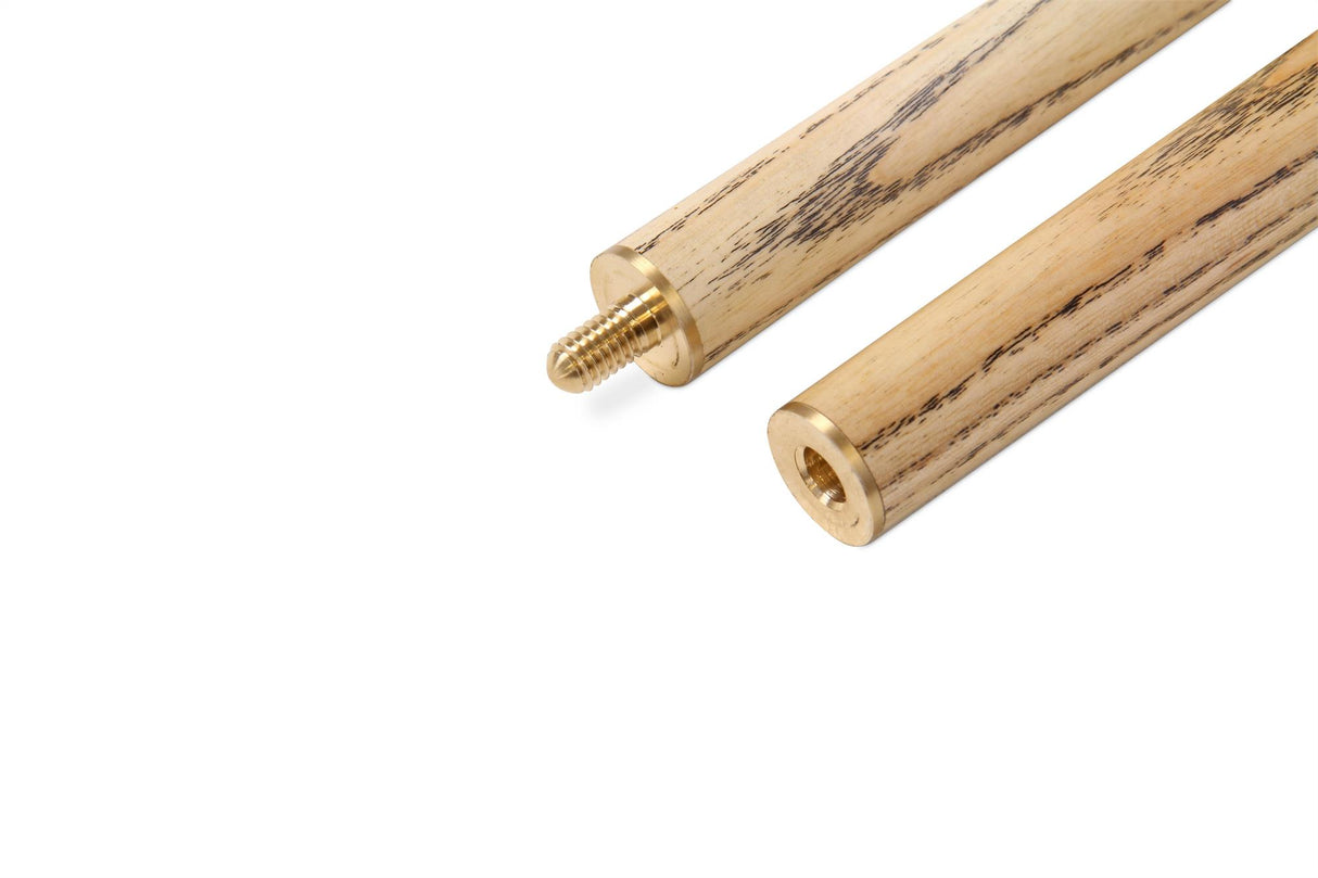 PRO147 EMPIRE 2pc Snooker Pool Cue Traditional Spliced All Ash with Brass Centre Joint 9.5mm Tip - PRO8