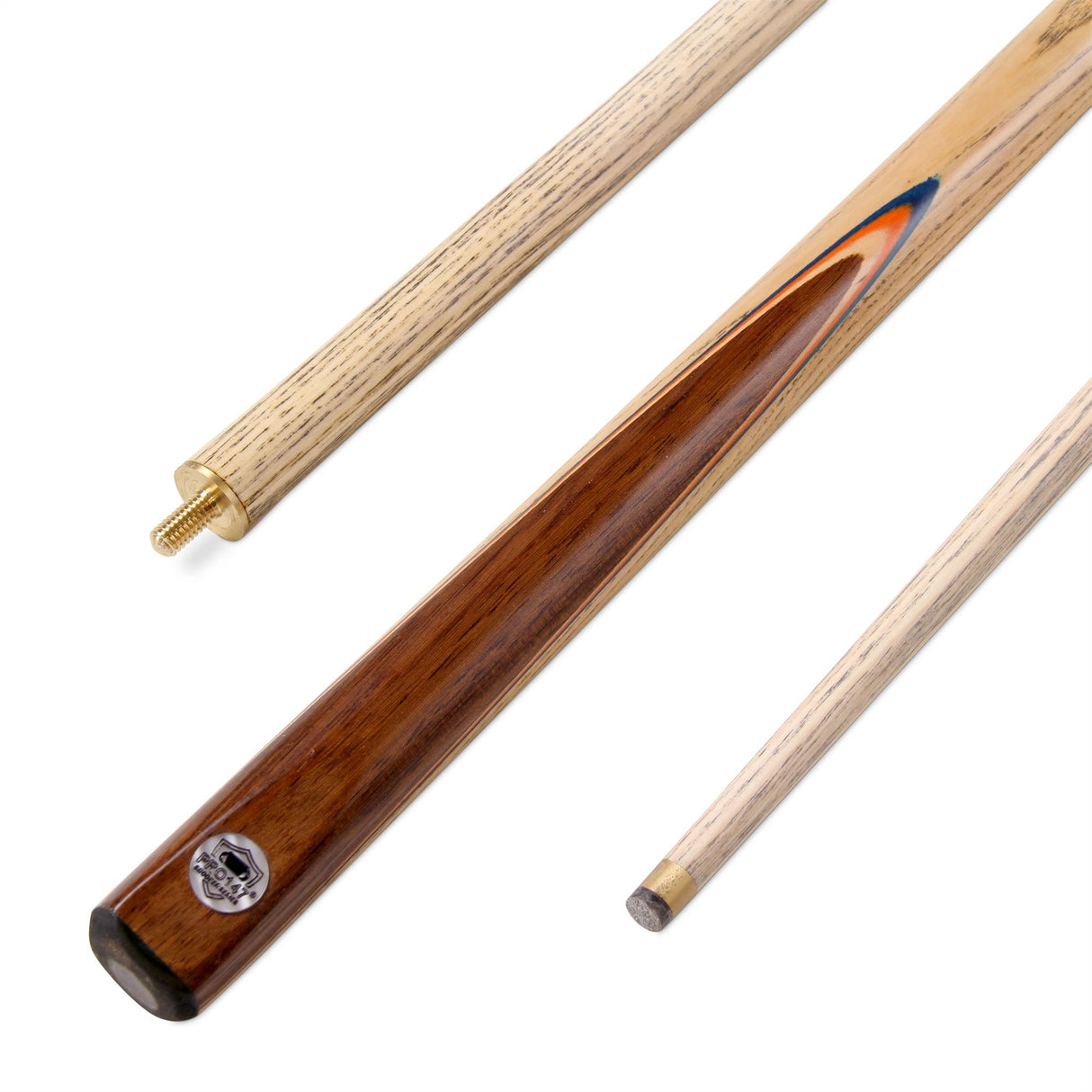 PRO147 EMPIRE 2pc Snooker Pool Cue Traditional Spliced All Ash with Brass Centre Joint 9.5mm Tip - PRO8