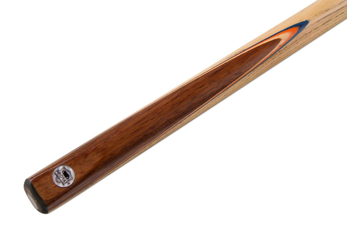 PRO147 EMPIRE 2pc Snooker Pool Cue Traditional Spliced All Ash with Brass Centre Joint 9.5mm Tip - PRO8