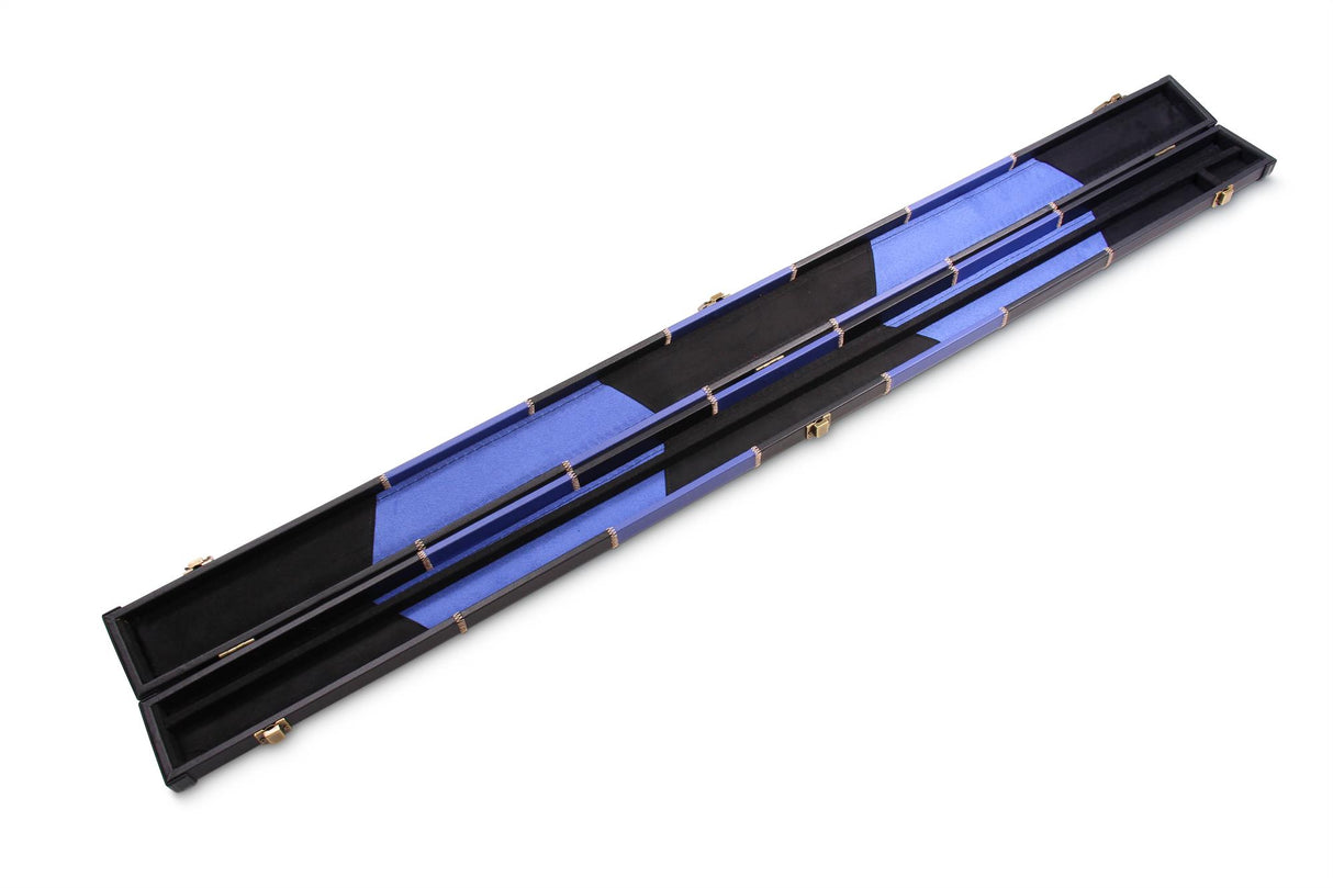 Deluxe 3/4 CHEQUERED Cue Case with Plastic Ends and Horizontal Chalk Compartment