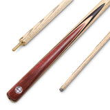 PRO147 CLASSIC PURPLE HEART 2pc Snooker Pool Cue with Non Matching Grain Ash and Extension Thread - 9.5mm Tip P1/E