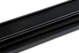 Deluxe MEDIUM Plain Black 2pc Hard Pool Cue Case for 48 Inch Junior Kids Snooker Cues with Plastic Ends
