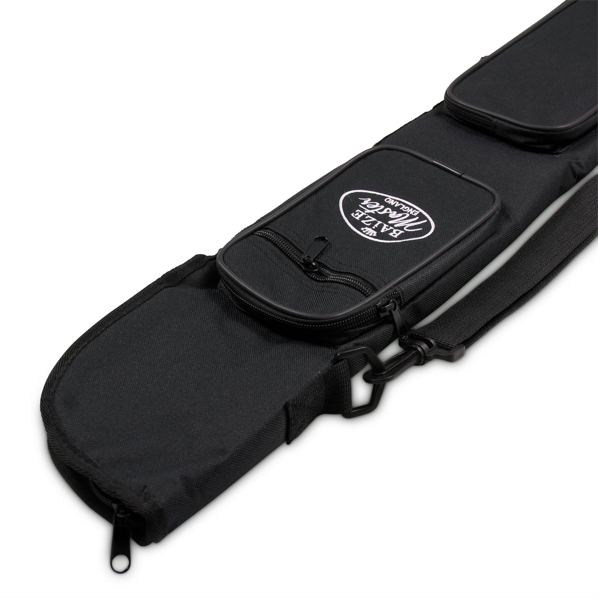 thumbnail image 2 of GSE Games & Sports Expert 3x4 Soft Pool Cue Case Billiard Pool Cue Stick Carrying Bag - Holds 3 2 of 14