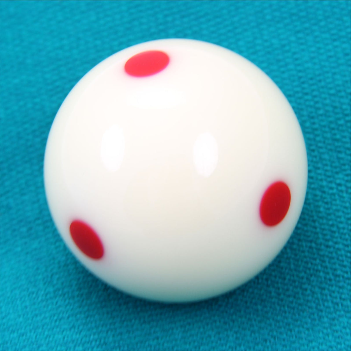 ARAMITH Pro Cup Red Spotted Pool Cue Ball 1 7/8 Inch 47.6MM