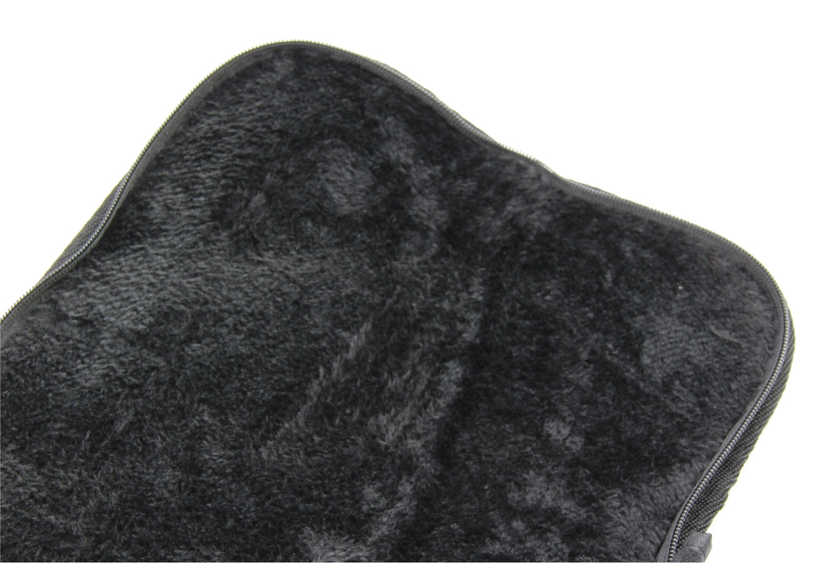 Luxury Peradon Fur Lined Soft Case For 3/4 Joint Snooker Pool Cue