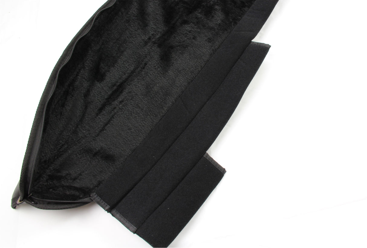 Luxury Peradon Fur Lined Soft Case For 3/4 Joint Snooker Pool Cue