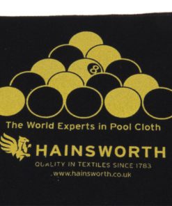 Hainsworth BLACKBALL RULES Pool Table Racking Cloth - Black