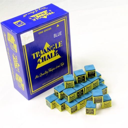 24 Pieces BLUE Triangle Snooker or Pool Chalk - Worlds Most Popular Chalk!