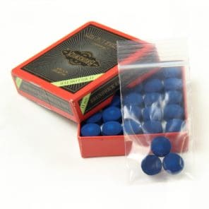 3 X 11mm Leather Blue Diamond Snooker Pool Cue Tips - Free Sandpaper