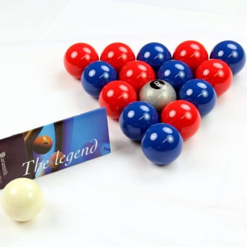 EXCLUSIVE! Aramith Premier SILVER 8 BALL Edition Red & Blue Pool Balls