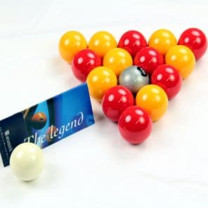 EXCLUSIVE! Aramith Premier SILVER 8 BALL Edition RED & YELLOW Pool Balls