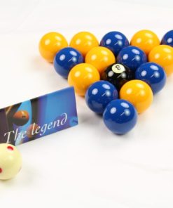 Aramith LEAGUE Edition YELLOW & BLUE Pool Balls - PRO CUP Spotted Cue Ball