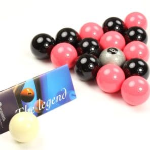 EXCLUSIVE! Aramith Premier SILVER 8 BALL Edition PINK and BLACK Pool Balls