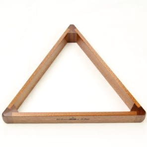 2 1/16th Inch 15 SNOOKER Ball Peradon Luxury Solid Mahogany Wooden Triangle