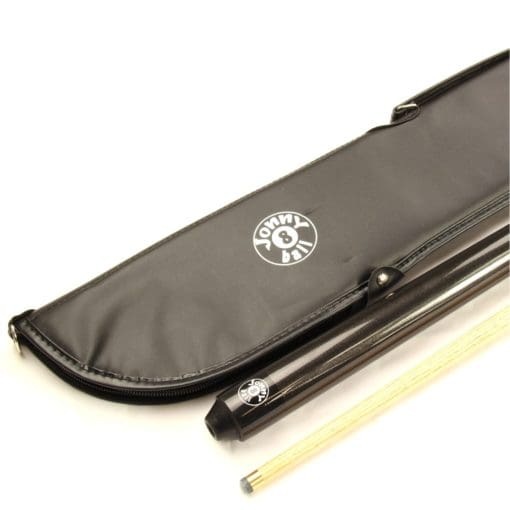 Jonny 8 Ball 57 Inch GOLD TRIAD 3 Section Ash Pool Snooker Cue & SOFT CASE