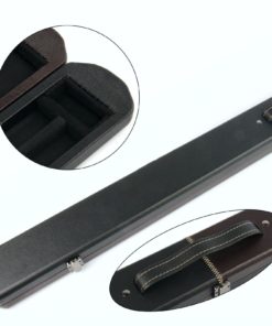 Professional High Quality BROWN & BLACK 3/4 Pool Snooker Cue Case