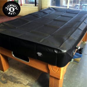 Jonny 8 Ball Heavy Duty Water Resistant Pool Table Cover - 7FT BLACK