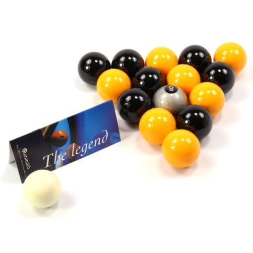 EXCLUSIVE! Aramith Premier SILVER 8 BALL Edition YELLOW and BLACK Pool Balls