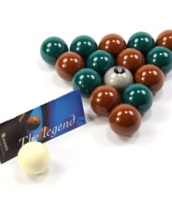 EXCLUSIVE! Aramith Premier SILVER 8 BALL Edition GREEN & BROWN Pool Balls