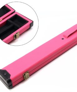 Luxury HOT PINK 2pc Pool Snooker Cue Case - For Centre Joint Cues