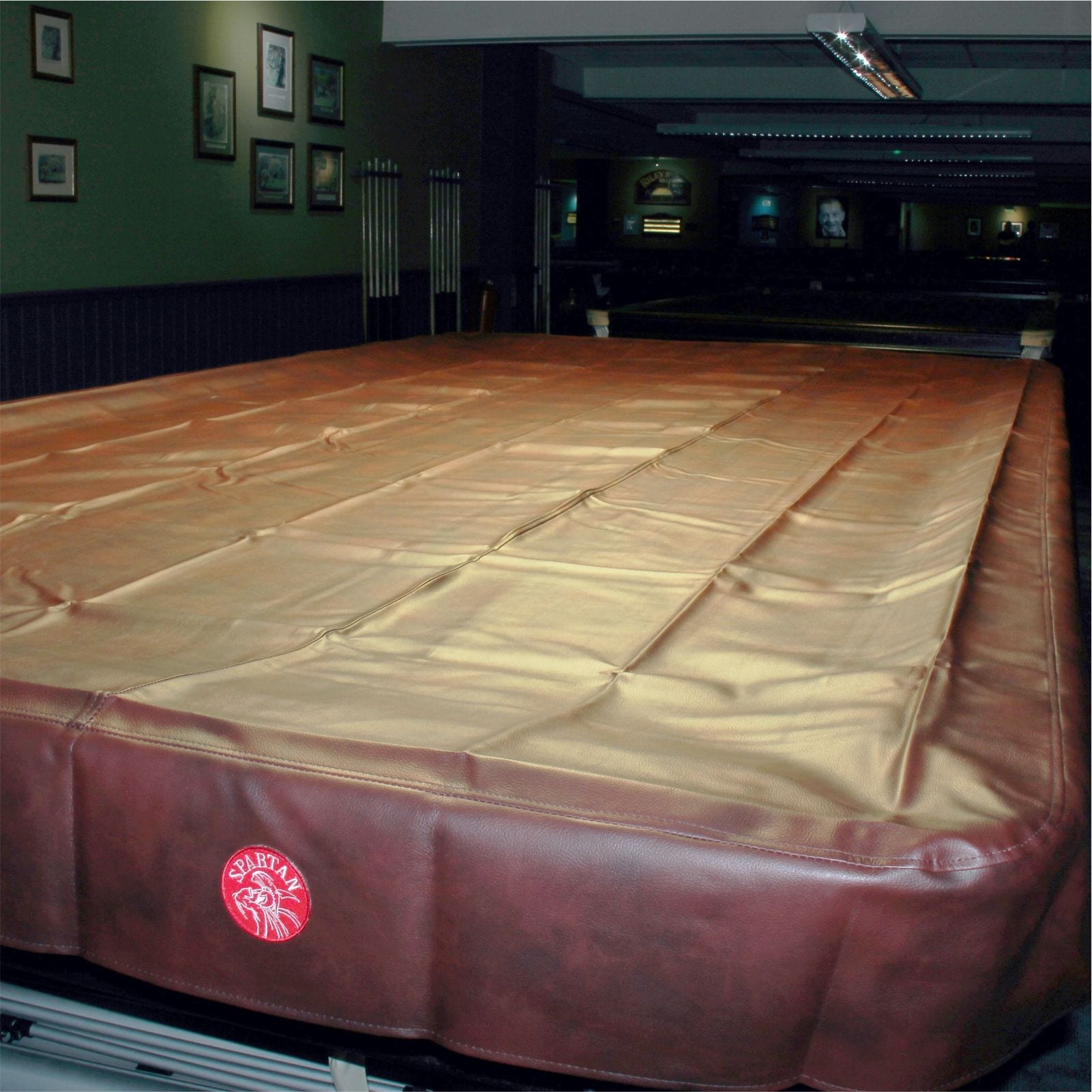 SPARTAN Heavy Duty Water Resistant Snooker Table Cover - 10FT BURGUNDY