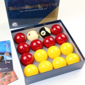 SUPER ARAMITH PRO CUP 2" Pool Balls - as used by the IPA