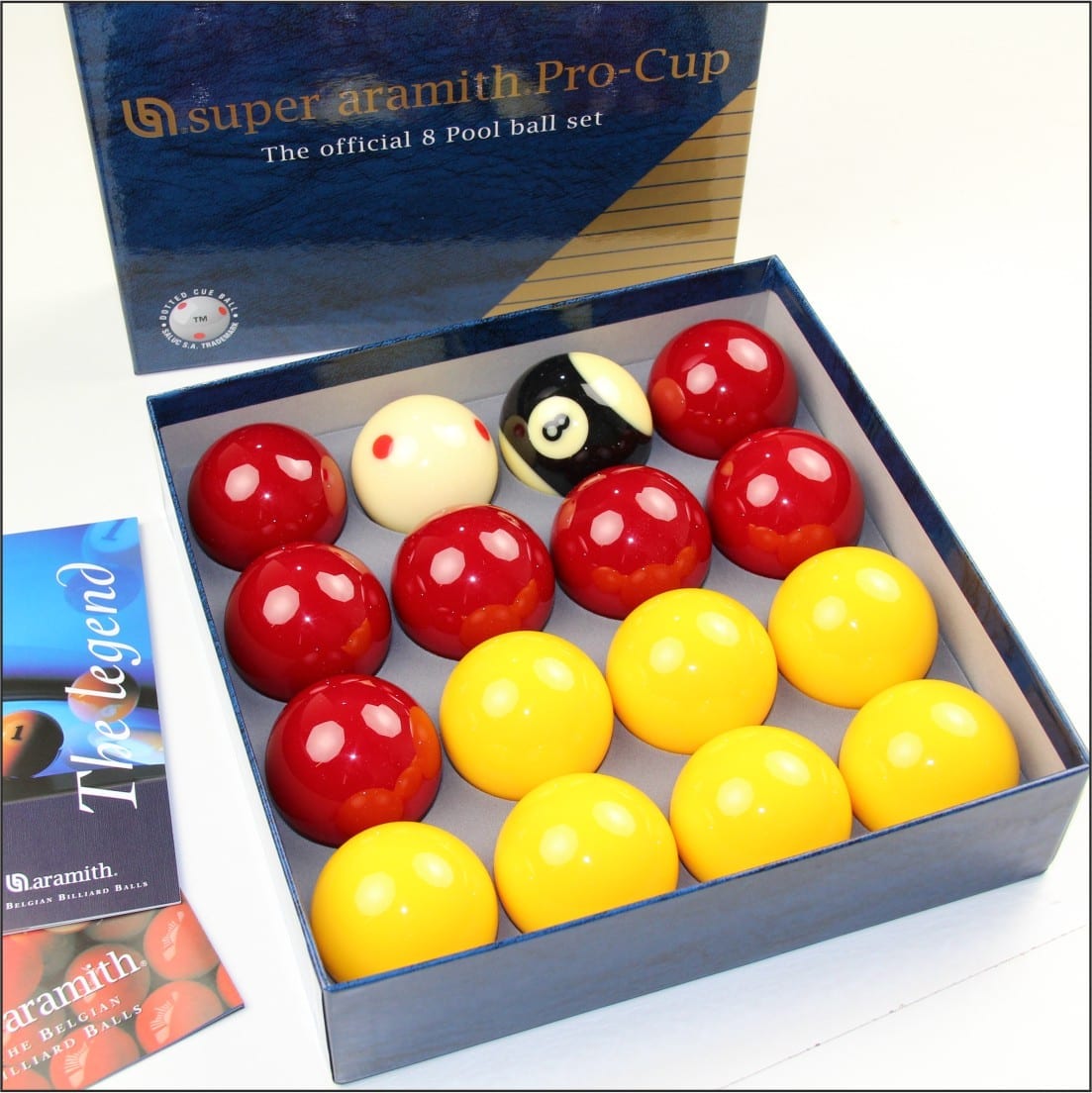 SUPER ARAMITH PRO CUP 2" Pool Balls - as used by the IPA ...