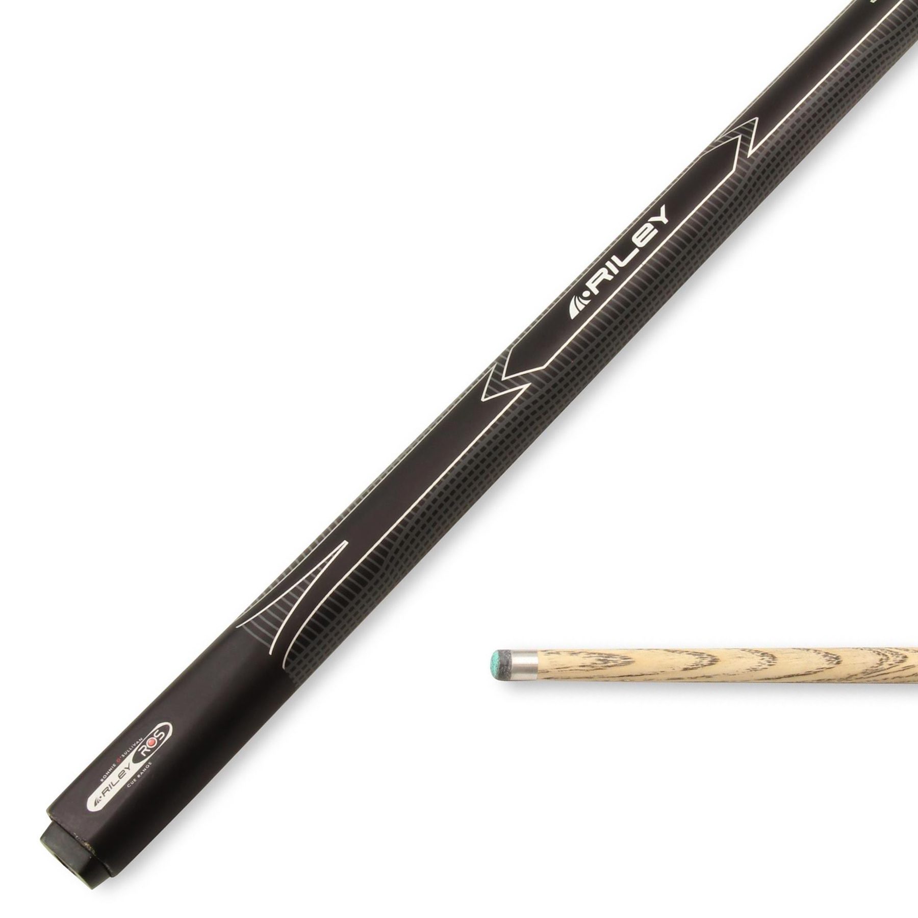 9.5mm Cue Tip Ronnie O’Sullivan Riley Ash 2-Piece Pool or Snooker Cue NEW 