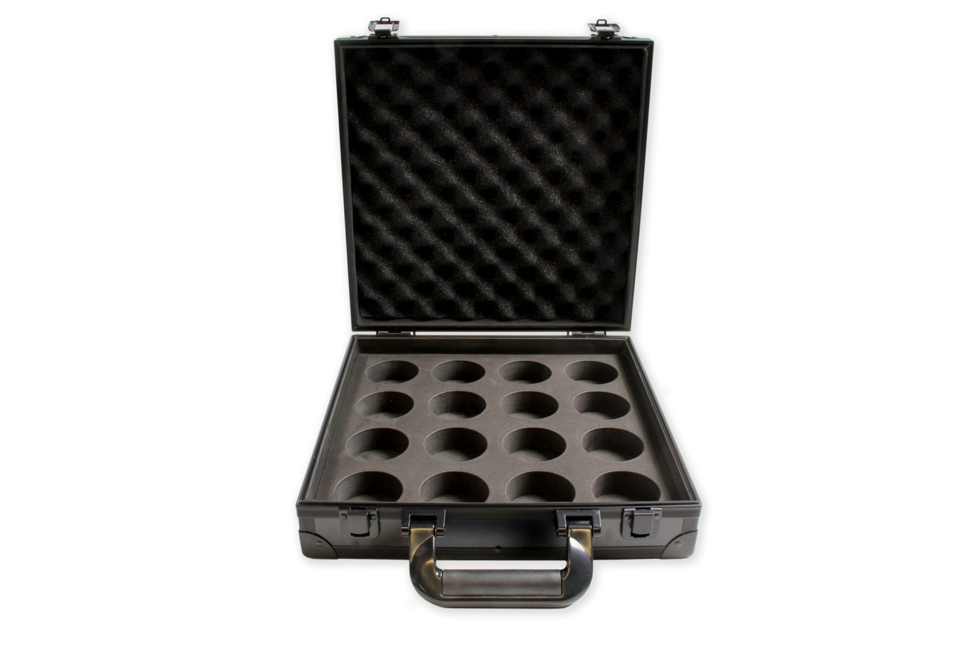 Baize Master AMERICAN POOL Black Aluminium 16 Ball Carry Case 2 1/4 Inch Balls 