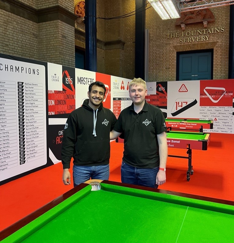Team Cue & Case at The Masters Snooker 2024